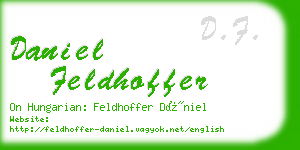 daniel feldhoffer business card